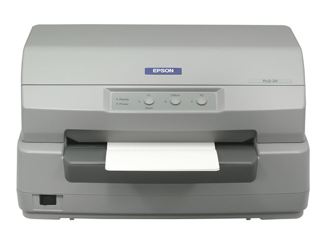 Epson PLQ 20 - Passbook printer - B/W - dot-matrix - 245 x 297 mm - 24 pin - up to 576 char/sec - parallel, USB, serial