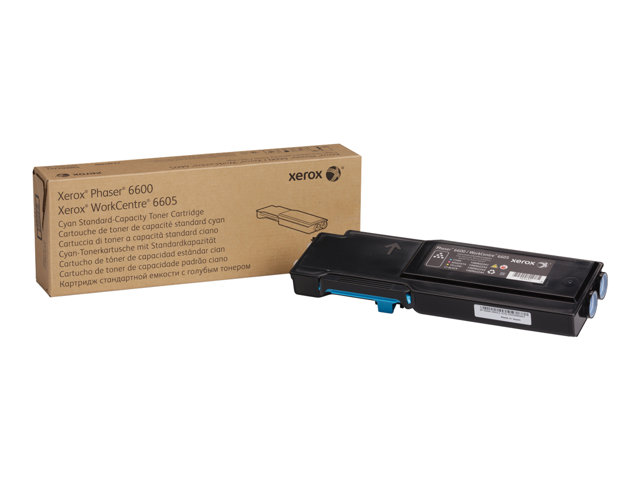 Xerox Phaser 6600 - Cyan - original - toner cartridge - for Phaser 6600, WorkCentre 6605
