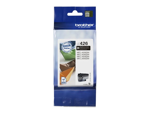 Brother LC426BK - Black - original - ink cartridge - for Brother MFC-J4335, MFC-J4340, MFC-J4535, MFC-J4540