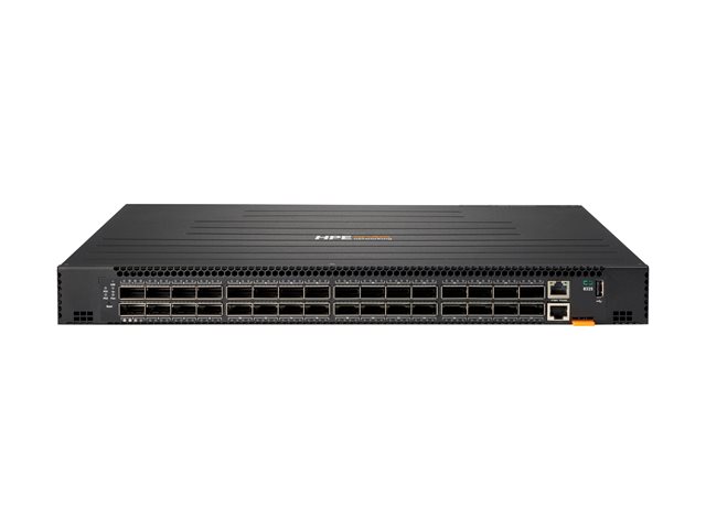 HPE Aruba 8325-32C - Switch - L3 - Managed - 32 x 100 Gigabit QSFP28 / 40 Gigabit QSFP+ - back to front airflow - rack-mountable - TAA Compliant