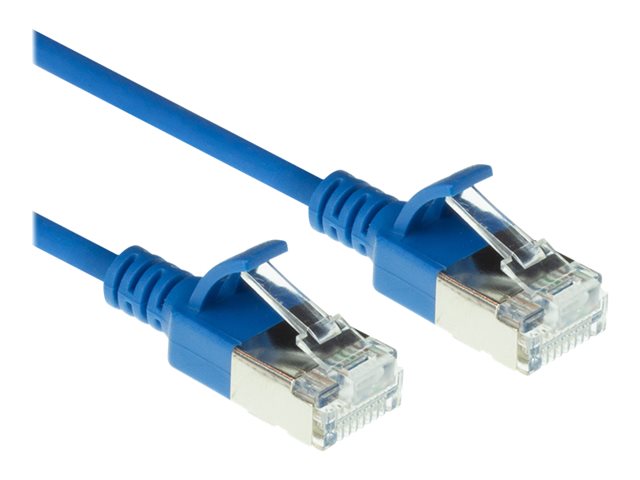 CAT6A U/FTP SLIMLINE BU 2.00M. 1 stk