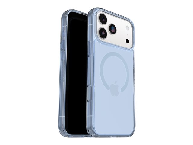 OtterBox Symmetry Clear MagSafe Camera Control Apple iPhone 17 Pro Max Silver Glade - blue