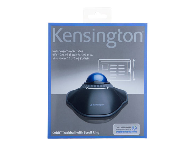 Kensington Orbit - Trackball - right and left-handed - optical - 2 buttons - wired - USB