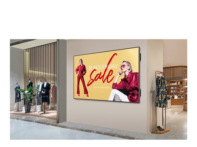 LG 110UM5K-B - 110\" Diagonal Class UM5K Series LED-backlit LCD display - digital signage with Integrated Pro:Idiom - webOS - 4K UHD (2160p) 3840 x 2160 - Direct LED - black