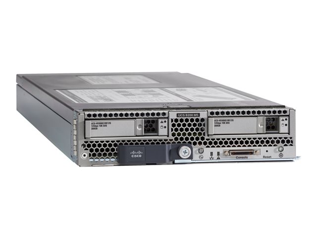 Cisco UCS B200 M5 Blade Server - Server - blade 2-way - no CPU - RAM 0 GB - SATA/SAS - hot-swap 2.5\" bay(s) - no HDD - G200e - no OS - monitor: none - remanufactured - Upgrade