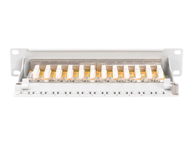 CAT 6 CLASS E PATCH PANEL SHIELDED 12