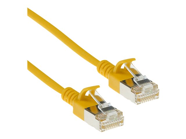CAT6A U/FTP SLIMLINE YL 3.00M. 1 stk