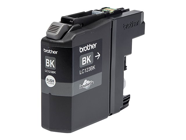 Brother LC123BK - High Yield - black - original - ink cartridge - for Brother DCP-J100, J105, J132, J152, J552, J752, MFC-J245, J470, J650, J6520, J6720, J6920