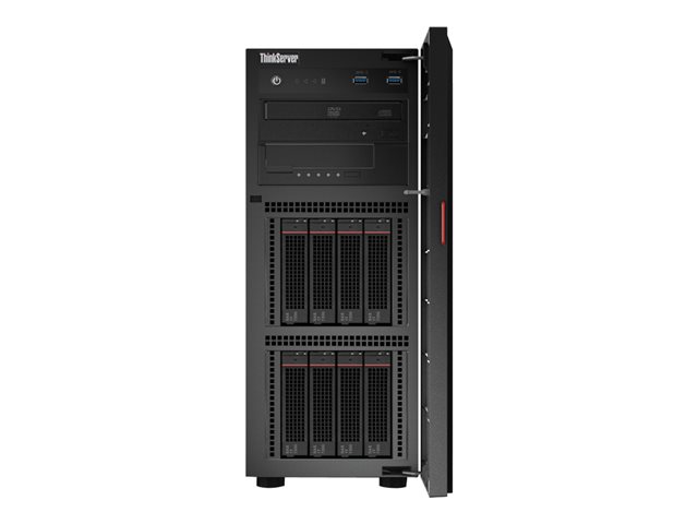 Lenovo ThinkServer TS460 70TT - Server - tower 4U - 1-way - 1 x Xeon E3-1270V5 / up to 4 GHz - RAM 8 GB - SAS - hot-swap 2.5\" bay(s) - no HDD - DVD-Writer - AST2400 - Gigabit Ethernet - no OS - monitor: none - TopSeller