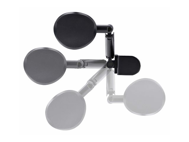 StarTech.com Adjustable Arm Rest For Desk, Clamp-On Install/No Drilling - Mounting kit (arm rest) - aluminium, steel, plastic - black - desk-mountable