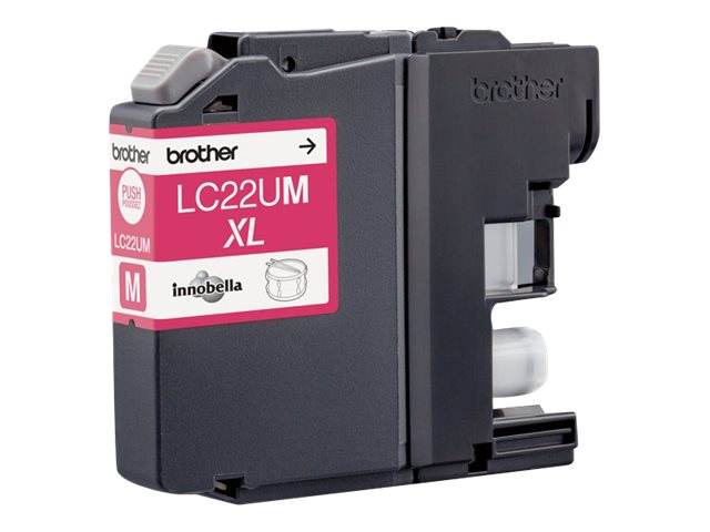 Brother LCLC22UM - XL - magenta - original - ink cartridge - for Brother DCP-J785DW, MFC-J985DW, INKvestment Work Smart MFC-J985DW, MFC-J985DW XL