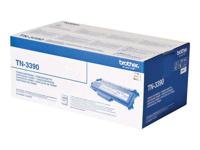 Brother TN3390 - Black - original - toner cartridge - for Brother DCP-8250DN, HL-6180DW, HL-6180DWT, MFC-8950DW, MFC-8950DWT