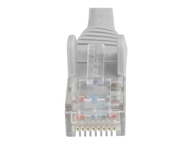StarTech.com 7m LSZH CAT6 Ethernet Cable, 10 Gigabit Snagless RJ45 100W PoE Network Patch Cord with Strain Relief, CAT 6 10GbE UTP, Grey, Individually Tested/ETL, Low Smoke Zero Halogen - Category 6 - 24AWG - Patch cable - RJ-45 (M) to RJ-45 (M) - 7 m - 6 mm - UTP - CAT 6 - snagless - grey