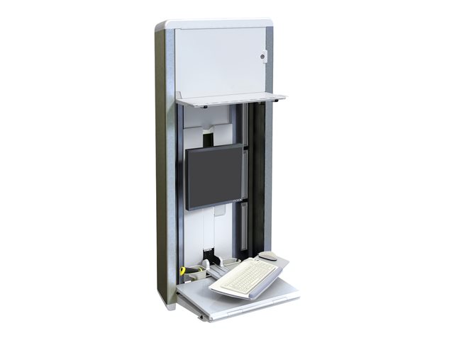 Ergotron StyleView VL - PC enclosure system - wall mountable - 22\" - white