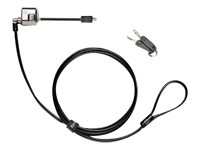 Kensington MiniSaver Mobile Lock - Notebook locking cable - black - 1.8 m