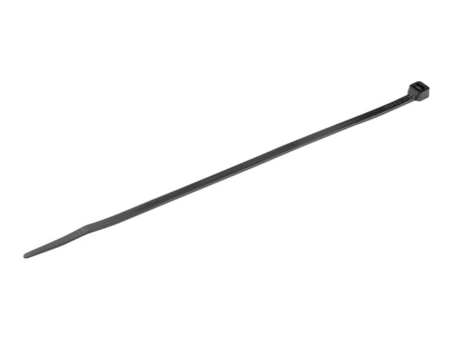 StarTech.com 8\"(20cm) Cable Ties, 2-1/8\"(55mm) Dia, 50lb(22kg) Tensile Strength, Nylon Self Locking Zip Ties, UL Listed, 1000 Pack, Black (CBMZT8BK) - Cable tie - 20.32 cm - black - TAA Compliant (pack of 1000)