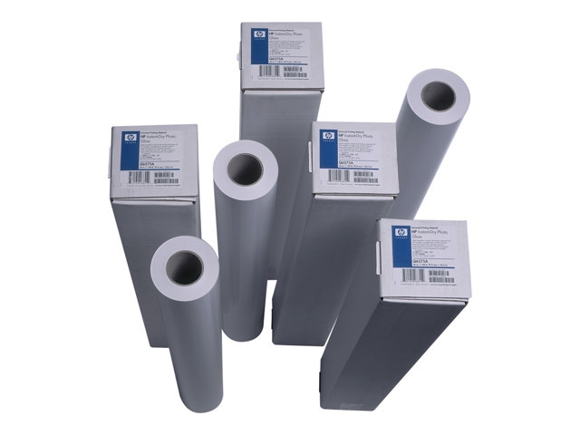 HP Universal - Wood fibre, polyethylene (PE) - glossy - 7.7 mil - Roll (91.4 cm x 30.5 m) - 200 g/m² - 53.3 lbs - 1 roll(s) photo paper - for DesignJet 45XX, 5100, T1100, T1120, T1200, T1300, T1500, T2300, T520, T790, T920, Z5200