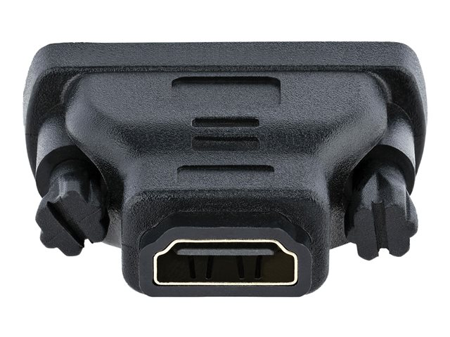 StarTech.com HDMI to DVI-D Video Cable Adapter - F/M - HD to DVI - HDMI to DVI-D Converter Adapter (HDMIDVIFM) - Adapter - dual link - HDMI female to DVI-D male - black - for P/N: HDMM1MP, HDMM2MP, HDMM3MP, RKCOND17HD, SV231DHU34K6, SV231HU34K6, SV43