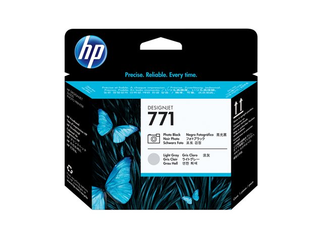 HP 771 - Light grey, photo black - printhead