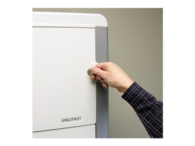 Ergotron StyleView VL - PC enclosure system - wall mountable - 22\" - white