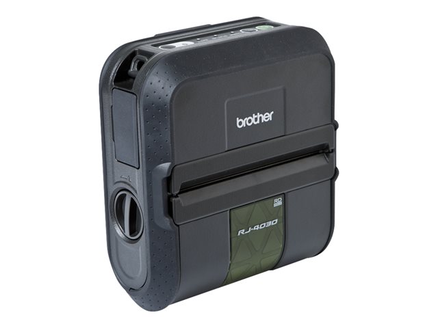 Brother RuggedJet RJ-4030 - Label printer - direct thermal - Roll (11.8 cm) - 203 dpi - up to 127 mm/sec - USB, serial, Bluetooth