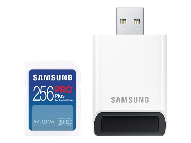 Samsung PRO Plus SD Card + Kaartlezer 