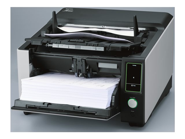 Ricoh fi-8930 - Document scanner - Dual CIS - Duplex - 305 x 431.8 mm - 600 dpi x 600 dpi - up to 130 ppm (mono) / up to 130 ppm (colour) - ADF (750 sheets) - up to 110000 scans per day - USB 3.2 Gen 1, Gigabit LAN