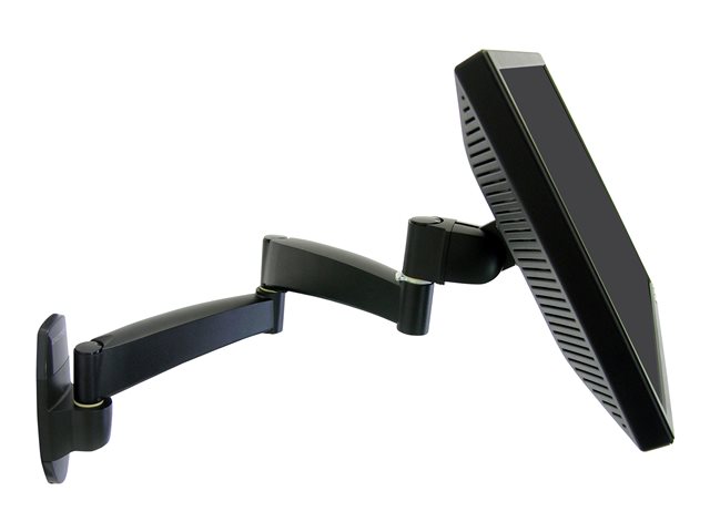 Ergotron 200 Series - Mounting kit (wall arm) - for Monitor - steel - black - screen size: up to 32\" - wall-mountable