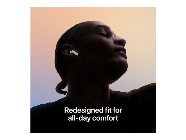 Apple AirPods 4 - True wireless earphones with mic - ear-bud - Bluetooth - white