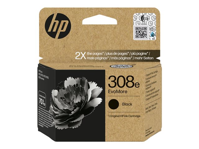 Cartucce HP 308e Nero E Colore (EvoMore) Per Stampanti ENVY E DeskJet – Con Confezione Riciclaggio Inclusa