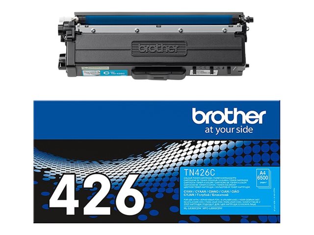 Brother TN426C - Super Jumbo - cyan - original - toner cartridge - for Brother HL-L8360CDW, MFC-L8900CDW