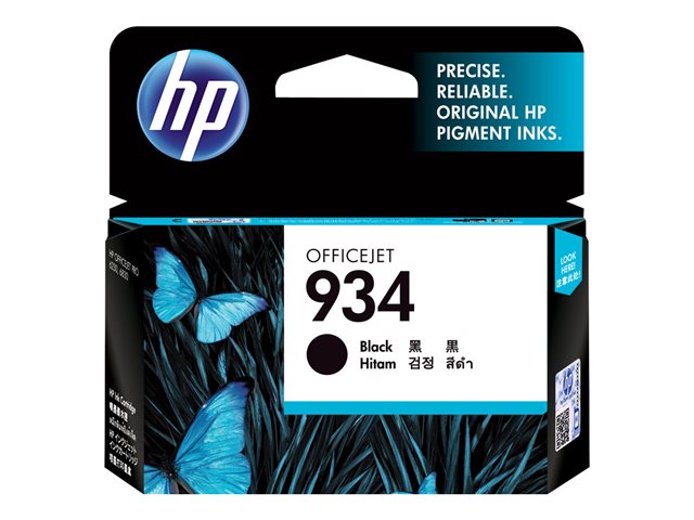 HP 934 - Black - original - ink cartridge - for Officejet 6812, 6815, 6820, Officejet Pro 6230, 6230 ePrinter, 6830, 6835