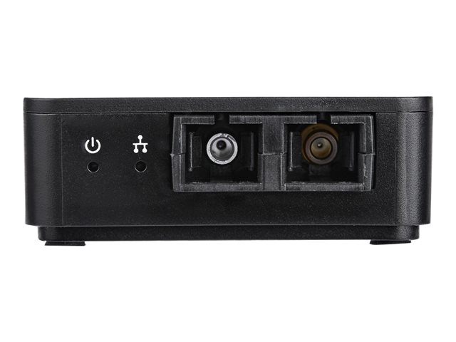 StarTech.com USB to Fiber Optic Converter, 100Mbps, USB 2.0 to Fiber Network Adapter, 100BASE-FX SC Female Duplex Multimode Fiber/MMF Compatible, 2Km, Compact USB to Fiber LAN Adapter - USB to LAN Adapter (US100A20FXSC) - Network adapter - USB 2.0 - 100Base-FX/100Base-SC x 1 - 1310 nm - black