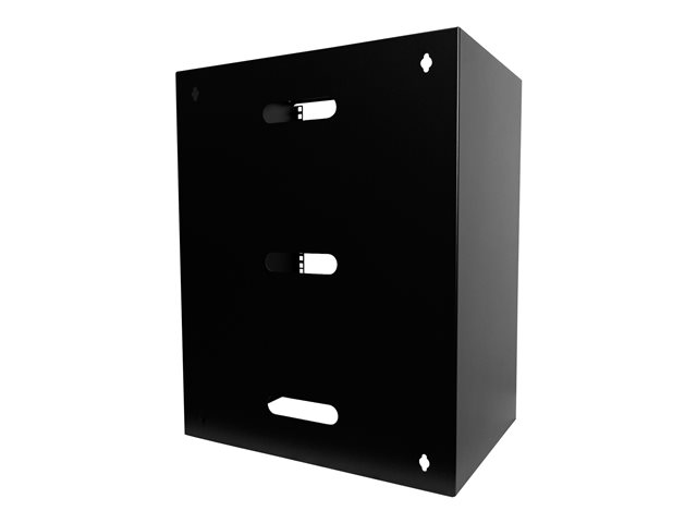 StarTech.com 14U Wall Mount Rack, 19\" Wall Mount Network Rack, 14 inch Deep (Low Profile), Wall Mounting Patch Panel Bracket for Network Switches, IT Equipment, 77lb (35kg) Capacity - Network Equipment Rack (RACK-14U-14-BRACKET) - Network device mounting bracket - wall mountable - black - 14U - 19\"