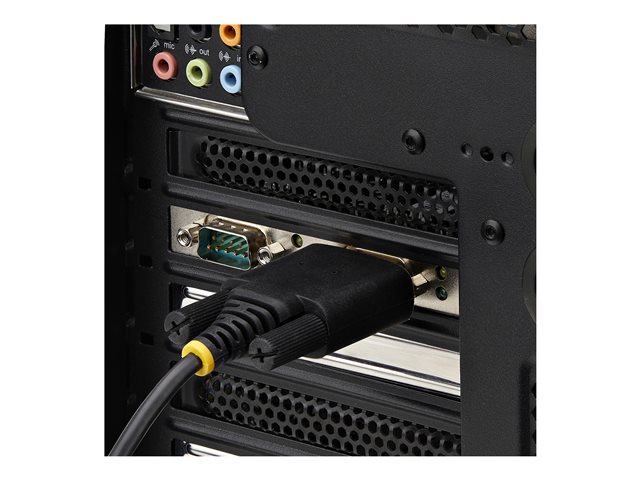 StarTech.com 2-Port Serial PCIe Card, Dual-Port PCI Express to RS232/RS422/RS485 (DB9) Serial Card, Low-Profile Brackets Incl., 16C1050 UART, TAA-Compliant, Windows/Linux, TAA Compliant - Level-4 ESD Protection (2S232422485-PC-CARD) - Serial adapter