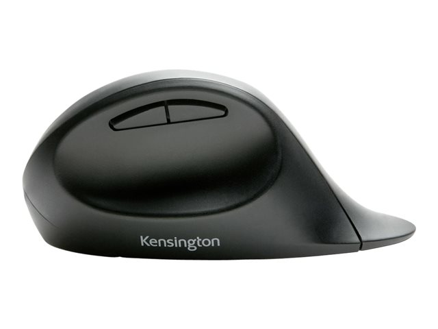 Kensington Pro Fit Ergo Wireless Mouse - Mouse - ergonomic - 5 buttons - wireless - 2.4 GHz, Bluetooth 4.0 LE - USB wireless receiver - black - retail