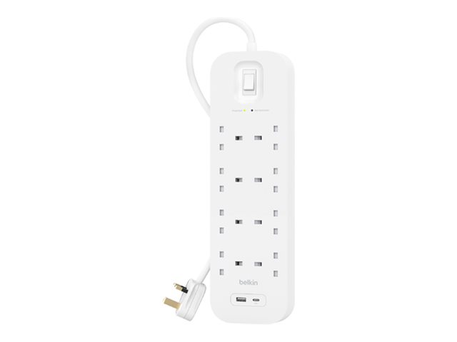 Surge Protection with USB C 8 Outlet