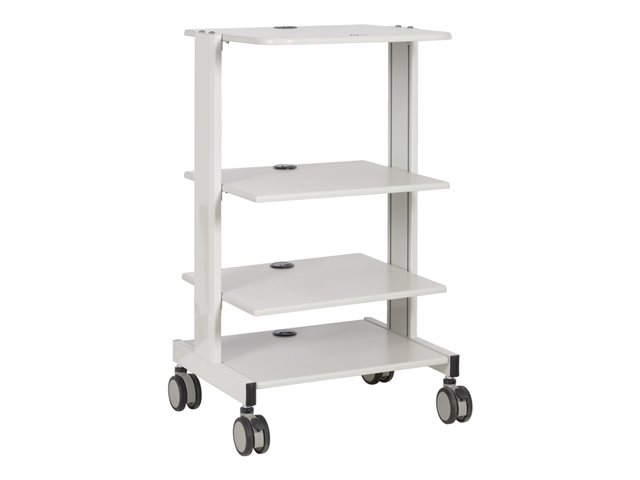Mobile Workstation with Adjustable Shelv