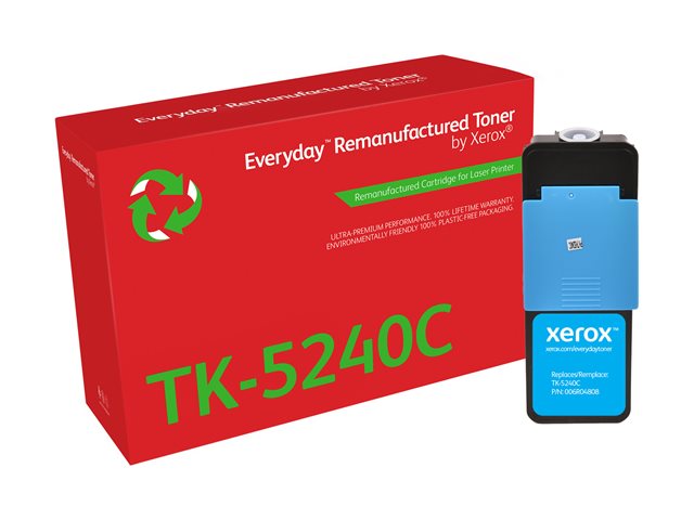 Everyday - Cyan - compatible - box - remanufactured - toner cartridge (alternative for: Kyocera TK-5240C) - Green World Alliance return programme