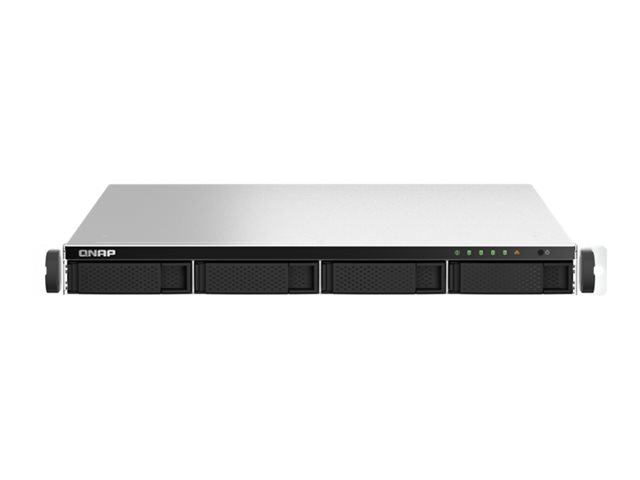 QNAP TS-464 - NAS server - 4 bays - rack-mountable - SATA 6Gb/s - RAID RAID 0, 1, 5, 6, JBOD, 10 - RAM 8 GB - 2.5 Gigabit Ethernet - iSCSI support - 1U