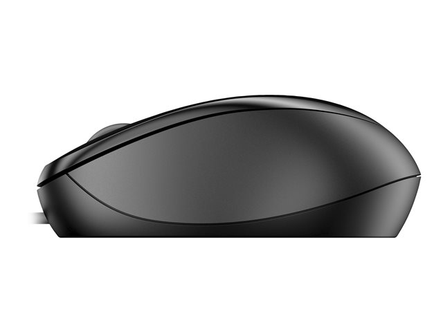 HP 1000 - Mouse - right and left-handed - wired - USB - black - for Pavilion 24, 27, 32, 590, 595, TP01