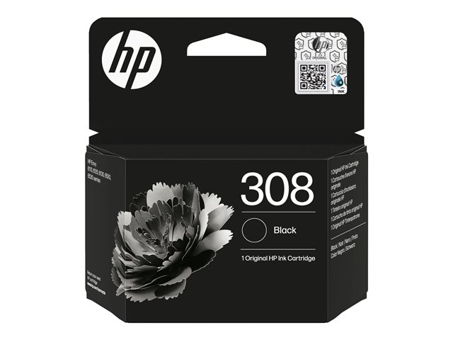 HP 308 Black Original Ink EN/DE/FR/IT/PT