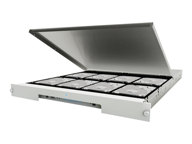 LaCie 8big Rack Thunderbolt 2 - Hard drive array - 64 TB - 8 bays (SATA-600) - HDD 8 TB x 8 - Thunderbolt 2 (external) - rack-mountable - 1U