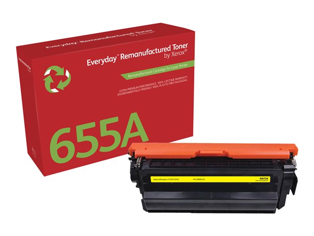 Everyday - Yellow - compatible - toner cartridge (alternative for: HP 655A, HP CF452A) - for HP Color LaserJet Managed Flow MFP M681, LaserJet Enterprise Flow MFP M681, MFP M682