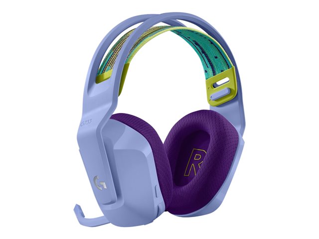 Logitech G G733 LIGHTSPEED Wireless RGB Gaming Headset - Headset - full size - 2.4 GHz - wireless - lilac