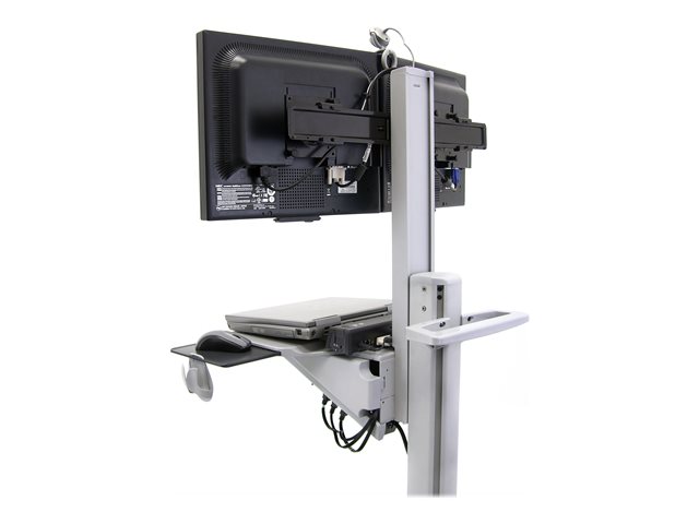 Neo-Flex Dual LCD Wideview Mobile Workspace Cart