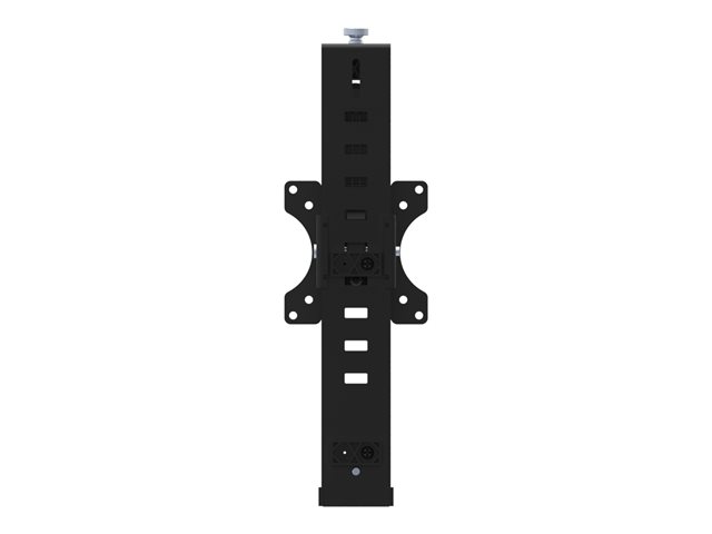 VISION Cubicle Divider Monitor Mount  LIFETIME WARRANTY  supports display from 10-34"  VESA sizes 75 x 75 or 100 x 100  rotates portrait to landscape  quick-release  thumbscrews  variable height 360-540 mm / 14-21"  SWL: 8 kg / 18 lb  black