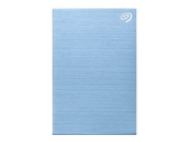 Seagate One Touch STKZ4000402 - Hard drive - 4 TB - external (portable) - USB 3.0 - light blue - with Seagate Rescue Data Recovery