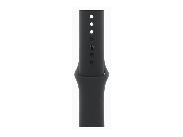Apple Watch Series 11 GPS + Cellular 46mm Space Grey Aluminium Case with Black Sport Band - S/M