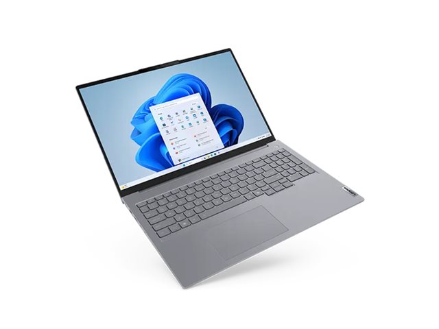 Lenovo ThinkBook 16 G8 IAL 21SK - AI PC - 180-degree hinge design - Intel Core Ultra 5 - 225U / up to 4.8 GHz - Win 11 Pro - Intel Graphics - 16 GB RAM - 512 GB SSD NVMe - 16\" IPS 1920 x 1200 - Gigabit Ethernet - Wi-Fi 6E, Bluetooth - arctic grey - kbd: English - Europe - with 2 Years Lenovo Depot Support, CO2 Offset 0.5 ton (2nd Gen)